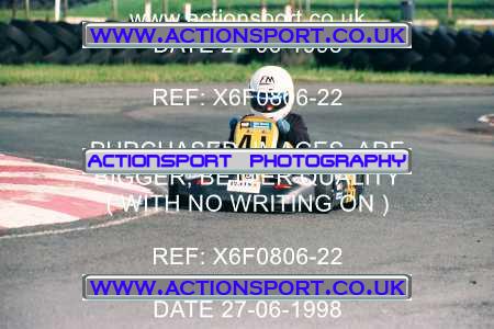Photo: X6F0806-22 ActionSport Photography 27/06/1998 Ulster Kart Club Five Nations Kart Championships - Nutts Corner _2_Cadets #41