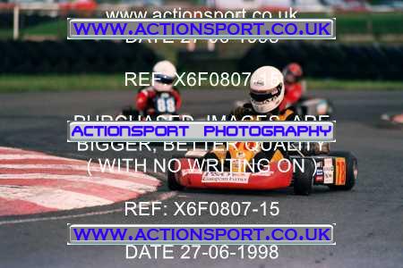 Photo: X6F0807-15 ActionSport Photography 27/06/1998 Ulster Kart Club Five Nations Kart Championships - Nutts Corner _3_JuniorTKM #78