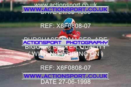Photo: X6F0808-07 ActionSport Photography 27/06/1998 Ulster Kart Club Five Nations Kart Championships - Nutts Corner _6_FormulaA #18