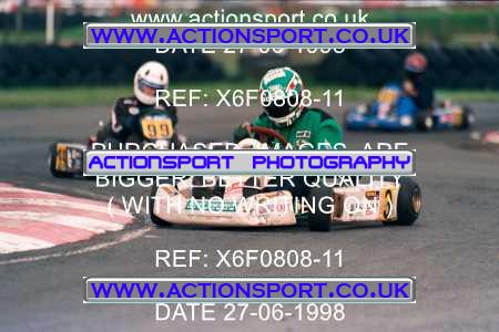 Photo: X6F0808-11 ActionSport Photography 27/06/1998 Ulster Kart Club Five Nations Kart Championships - Nutts Corner _1_JICA #3
