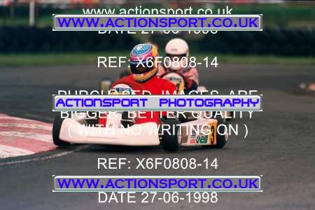 Photo: X6F0808-14 ActionSport Photography 27/06/1998 Ulster Kart Club Five Nations Kart Championships - Nutts Corner _1_JICA #3