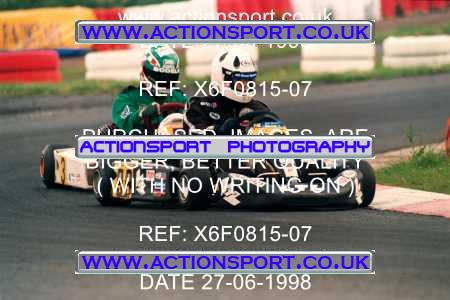Photo: X6F0815-07 ActionSport Photography 27/06/1998 Ulster Kart Club Five Nations Kart Championships - Nutts Corner _1_JICA #3