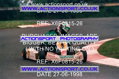 Photo: X6F0815-26 ActionSport Photography 27/06/1998 Ulster Kart Club Five Nations Kart Championships - Nutts Corner _1_JICA #3