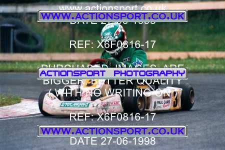 Photo: X6F0816-17 ActionSport Photography 27/06/1998 Ulster Kart Club Five Nations Kart Championships - Nutts Corner _1_JICA #3
