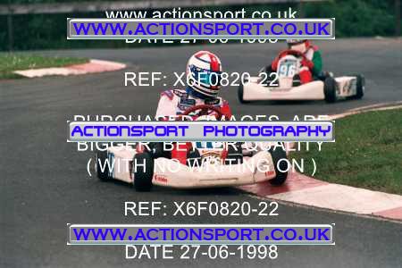 Photo: X6F0820-22 ActionSport Photography 27/06/1998 Ulster Kart Club Five Nations Kart Championships - Nutts Corner _3_JuniorTKM #15