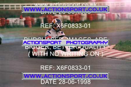 Photo: X6F0833-01 ActionSport Photography 28/06/1998 Manchester & Buxton Kart Club - Three Sisters, Wigan _1_SeniorTKM #53