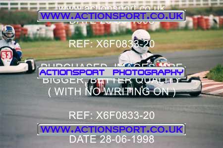 Photo: X6F0833-20 ActionSport Photography 28/06/1998 Manchester & Buxton Kart Club - Three Sisters, Wigan _1_SeniorTKM #16