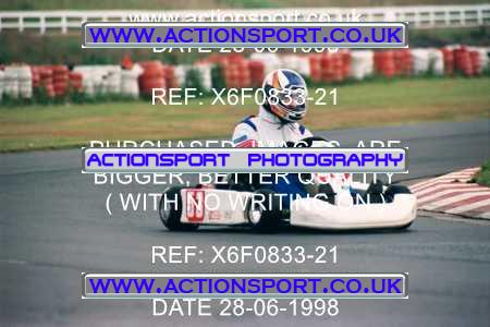 Photo: X6F0833-21 ActionSport Photography 28/06/1998 Manchester & Buxton Kart Club - Three Sisters, Wigan _1_SeniorTKM #53