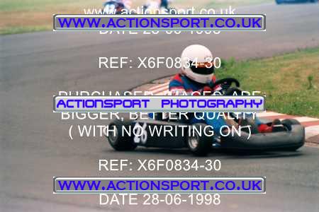 Photo: X6F0834-30 ActionSport Photography 28/06/1998 Manchester & Buxton Kart Club - Three Sisters, Wigan _2_JuniorTKM #26