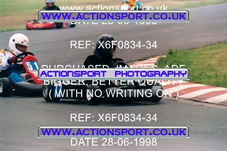 Photo: X6F0834-34 ActionSport Photography 28/06/1998 Manchester & Buxton Kart Club - Three Sisters, Wigan _2_JuniorTKM #77