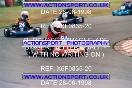 Photo: X6F0835-20 ActionSport Photography 28/06/1998 Manchester & Buxton Kart Club - Three Sisters, Wigan _2_JuniorTKM #64