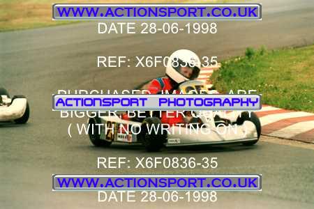 Photo: X6F0836-35 ActionSport Photography 28/06/1998 Manchester & Buxton Kart Club - Three Sisters, Wigan _4_Cadets #25