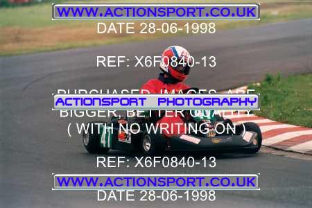 Photo: X6F0840-13 ActionSport Photography 28/06/1998 Manchester & Buxton Kart Club - Three Sisters, Wigan _6_100C_100C95_100C160 #41