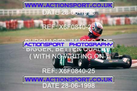 Photo: X6F0840-25 ActionSport Photography 28/06/1998 Manchester & Buxton Kart Club - Three Sisters, Wigan _6_100C_100C95_100C160 #41