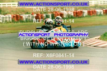 Photo: X6F0841-14 ActionSport Photography 28/06/1998 Manchester & Buxton Kart Club - Three Sisters, Wigan _8_250National_Open #53