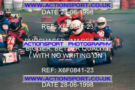 Photo: X6F0841-23 ActionSport Photography 28/06/1998 Manchester & Buxton Kart Club - Three Sisters, Wigan _1_SeniorTKM #74