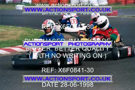 Photo: X6F0841-30 ActionSport Photography 28/06/1998 Manchester & Buxton Kart Club - Three Sisters, Wigan _1_SeniorTKM #58