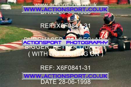 Photo: X6F0841-31 ActionSport Photography 28/06/1998 Manchester & Buxton Kart Club - Three Sisters, Wigan _1_SeniorTKM #74