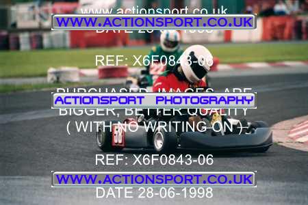 Photo: X6F0843-06 ActionSport Photography 28/06/1998 Manchester & Buxton Kart Club - Three Sisters, Wigan _1_SeniorTKM #58