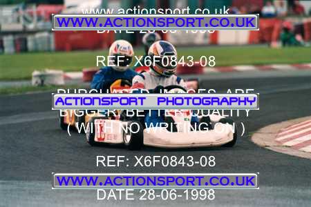 Photo: X6F0843-08 ActionSport Photography 28/06/1998 Manchester & Buxton Kart Club - Three Sisters, Wigan _1_SeniorTKM #53