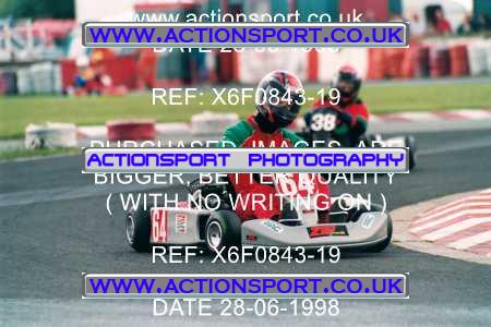 Photo: X6F0843-19 ActionSport Photography 28/06/1998 Manchester & Buxton Kart Club - Three Sisters, Wigan _1_SeniorTKM #64