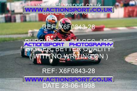 Photo: X6F0843-28 ActionSport Photography 28/06/1998 Manchester & Buxton Kart Club - Three Sisters, Wigan _1_SeniorTKM #74