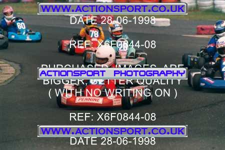 Photo: X6F0844-08 ActionSport Photography 28/06/1998 Manchester & Buxton Kart Club - Three Sisters, Wigan _2_JuniorTKM #64