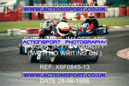 Photo: X6F0845-13 ActionSport Photography 28/06/1998 Manchester & Buxton Kart Club - Three Sisters, Wigan _2_JuniorTKM #26
