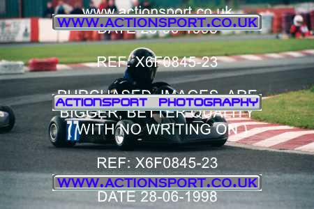 Photo: X6F0845-23 ActionSport Photography 28/06/1998 Manchester & Buxton Kart Club - Three Sisters, Wigan _2_JuniorTKM #77