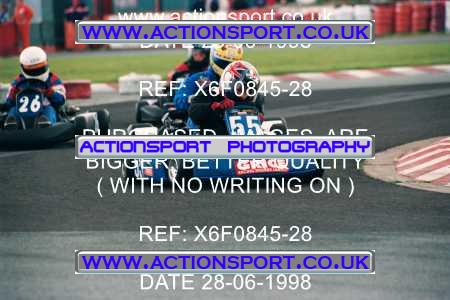 Photo: X6F0845-28 ActionSport Photography 28/06/1998 Manchester & Buxton Kart Club - Three Sisters, Wigan _2_JuniorTKM #55