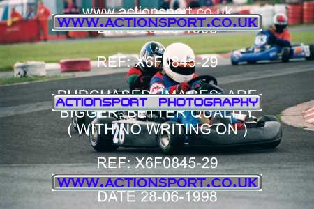 Photo: X6F0845-29 ActionSport Photography 28/06/1998 Manchester & Buxton Kart Club - Three Sisters, Wigan _2_JuniorTKM #26