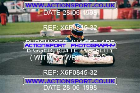 Photo: X6F0845-32 ActionSport Photography 28/06/1998 Manchester & Buxton Kart Club - Three Sisters, Wigan _2_JuniorTKM #62