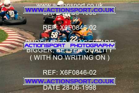 Photo: X6F0846-02 ActionSport Photography 28/06/1998 Manchester & Buxton Kart Club - Three Sisters, Wigan _3_JICA_JnrTKMNovice #9990