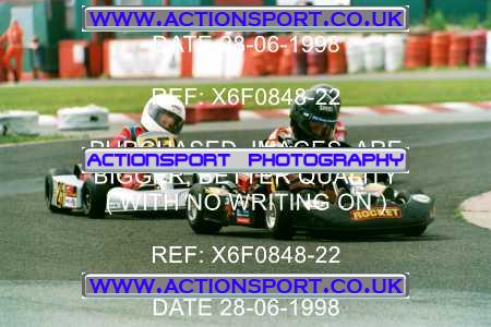 Photo: X6F0848-22 ActionSport Photography 28/06/1998 Manchester & Buxton Kart Club - Three Sisters, Wigan _4_Cadets #25