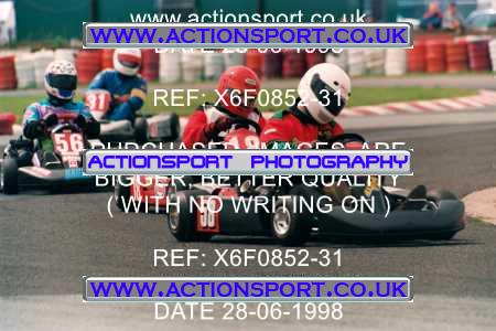 Photo: X6F0852-31 ActionSport Photography 28/06/1998 Manchester & Buxton Kart Club - Three Sisters, Wigan _1_SeniorTKM #58