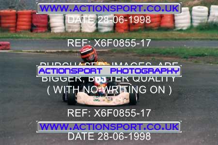 Photo: X6F0855-17 ActionSport Photography 28/06/1998 Manchester & Buxton Kart Club - Three Sisters, Wigan _7_125National_125Open #63