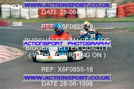 Photo: X6F0855-18 ActionSport Photography 28/06/1998 Manchester & Buxton Kart Club - Three Sisters, Wigan _7_125National_125Open #69