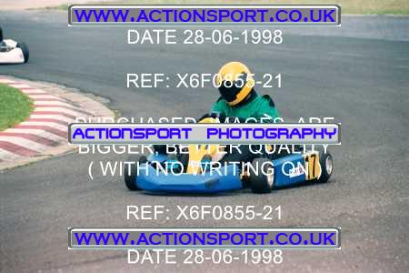 Photo: X6F0855-21 ActionSport Photography 28/06/1998 Manchester & Buxton Kart Club - Three Sisters, Wigan _7_125National_125Open #17