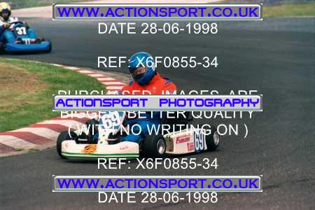 Photo: X6F0855-34 ActionSport Photography 28/06/1998 Manchester & Buxton Kart Club - Three Sisters, Wigan _7_125National_125Open #69