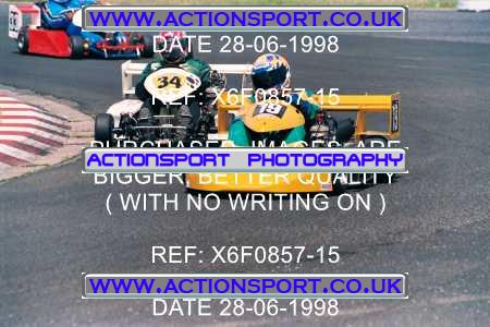 Photo: X6F0857-15 ActionSport Photography 28/06/1998 Manchester & Buxton Kart Club - Three Sisters, Wigan _8_250National_Open #34