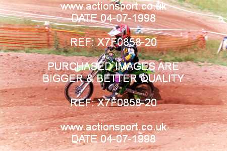Photo: X7F0858-20 ActionSport Photography 04/07/1998 South Somerset SSC Festival of MX - Enmore  _1_60s #7