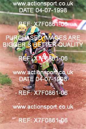 Photo: X7F0861-06 ActionSport Photography 04/07/1998 South Somerset SSC Festival of MX - Enmore  _2_80s #18