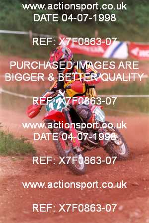 Photo: X7F0863-07 ActionSport Photography 04/07/1998 South Somerset SSC Festival of MX - Enmore  _3_100s #32