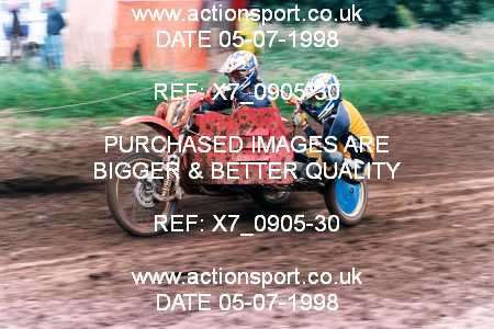Photo: X7_0905-30 ActionSport Photography 05/07/1998 AMCA Meersbrook MC - Warmingham Lane  _3_Sidecars #8