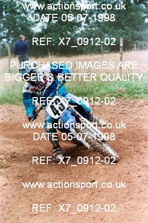 Photo: X7_0912-02 ActionSport Photography 05/07/1998 AMCA Meersbrook MC - Warmingham Lane  _5_ExpertsUnlimited #43