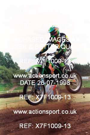 Photo: X7F1009-13 ActionSport Photography 26/07/1998 AMCA Essex MCC - Mildenhall _3_125Juniors #75
