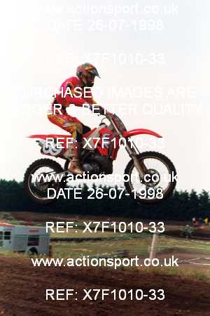Photo: X7F1010-33 ActionSport Photography 26/07/1998 AMCA Essex MCC - Mildenhall _3_125Juniors #69