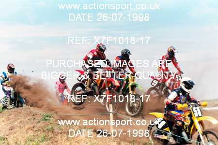 Photo: X7F1018-17 ActionSport Photography 26/07/1998 AMCA Essex MCC - Mildenhall _3_125Juniors #18