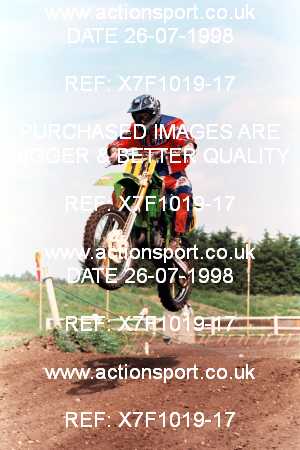 Photo: X7F1019-17 ActionSport Photography 26/07/1998 AMCA Essex MCC - Mildenhall _3_125Juniors #18