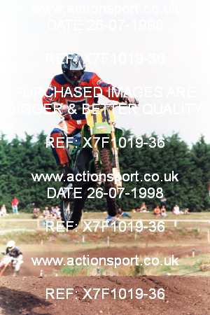 Photo: X7F1019-36 ActionSport Photography 26/07/1998 AMCA Essex MCC - Mildenhall _3_125Juniors #18